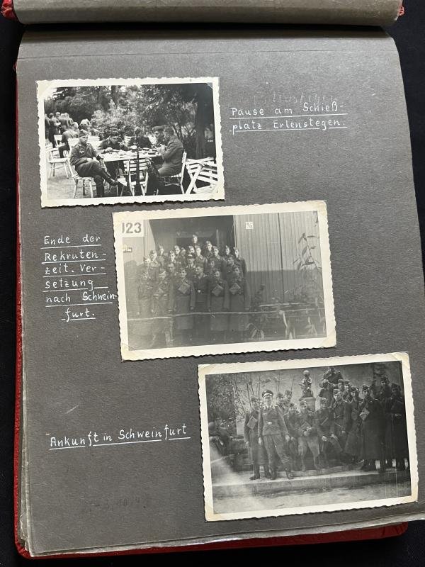(Was £295) WW2 GERMAN LUFTWAFFE 1941-1945 PHOTO ALBUM BELONGING TO FLIEGER FRITZ BAUER — image 4