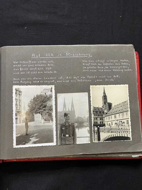 (Was £295) WW2 GERMAN LUFTWAFFE 1941-1945 PHOTO ALBUM BELONGING TO FLIEGER FRITZ BAUER — image 6