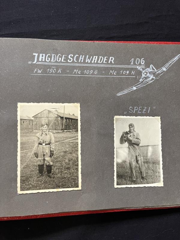 (Was £295) WW2 GERMAN LUFTWAFFE 1941-1945 PHOTO ALBUM BELONGING TO FLIEGER FRITZ BAUER — image 8