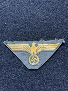 WW2 GERMAN KRIEGSMARINE COASTAL ARTILLERY BREAST EAGLE