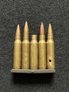 5 X .308 WIN INERT ROUNDS ON CLIP