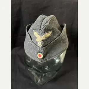 SALTY WW2 GERMAN LUFTWAFFE SIDE CAP