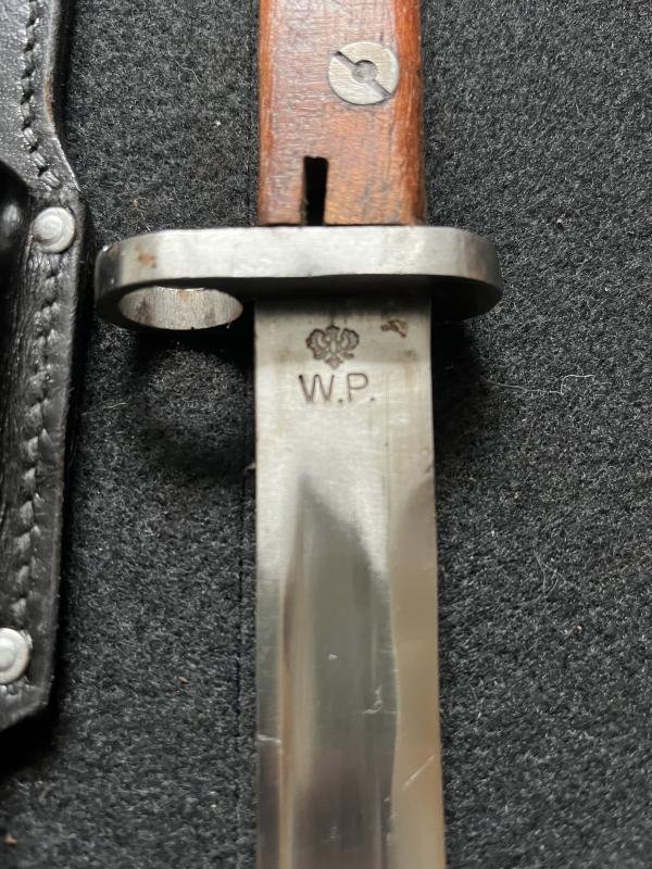 WW2 POLISH F.B. RADOM W.P. MAUSER BAYONET FOR WZ 29 RIFLE — image 3