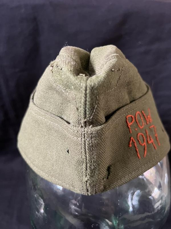 (Was £195) SALTY WW2 GERMAN TODT 'OT' POW SIDE CAP — image 3