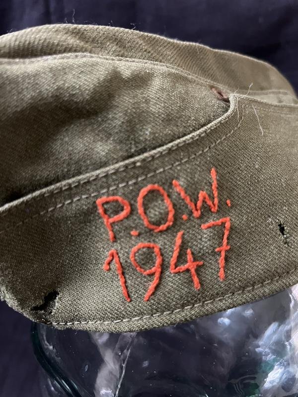 (Was £195) SALTY WW2 GERMAN TODT 'OT' POW SIDE CAP — image 9