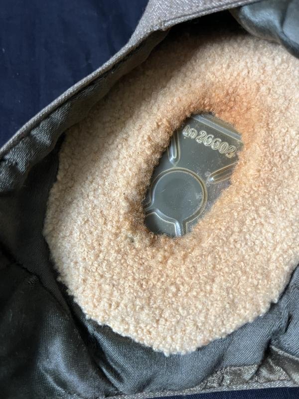 WW2 1939 DATED GERMAN LUFTWAFFE LKP S 101 PILOTS HELMET WITH EARLY THROAT MIC — image 9