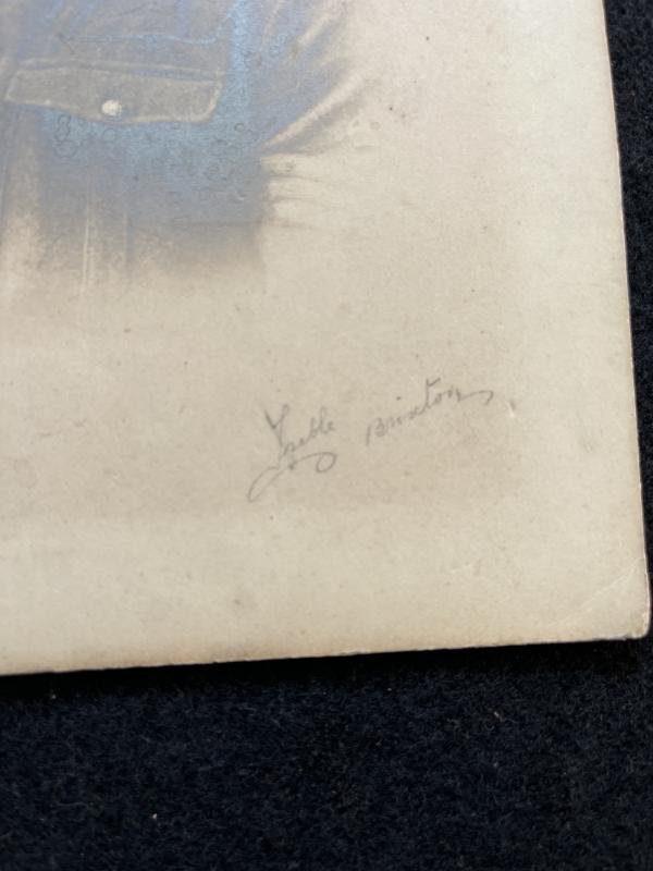 PICTURE OF A WW1 SOLDIER (SIGNED) — image 2