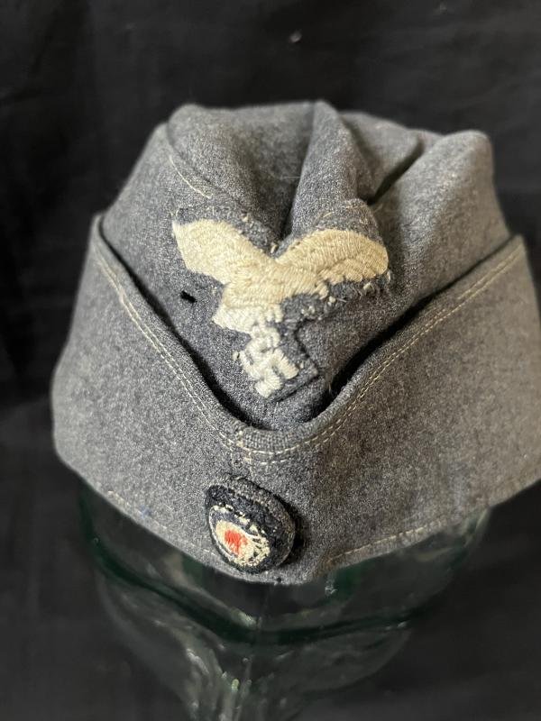 WW2 GERMAN LUFTWAFFE SIDE CAP — image 2