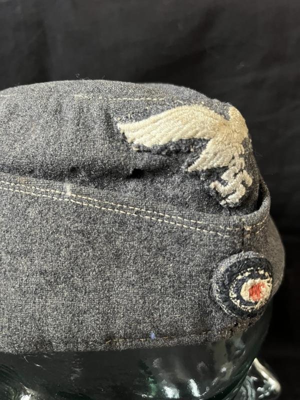 WW2 GERMAN LUFTWAFFE SIDE CAP — image 9