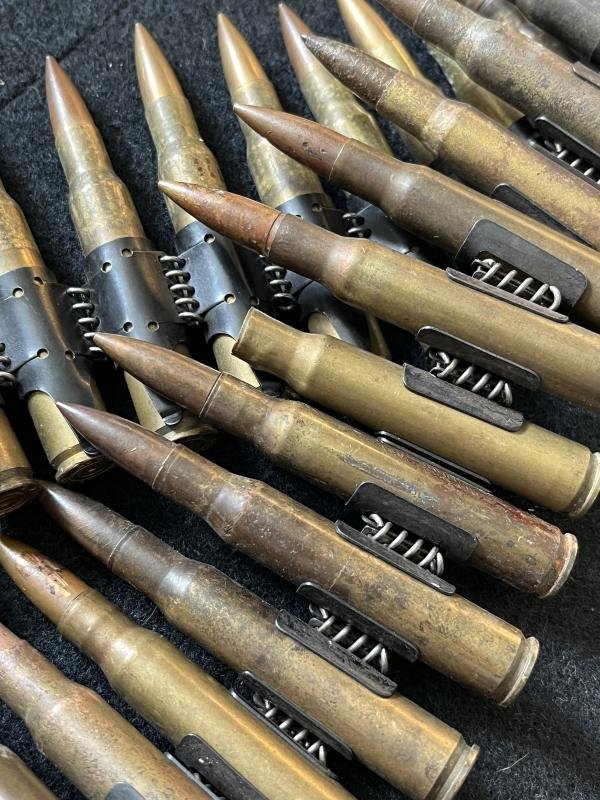 48 X 7.92 ON A WW2 GERMAN BELT AND STARTER TAB — image 6