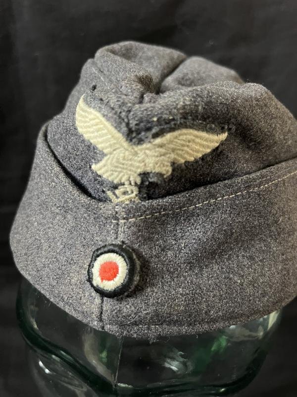 WW2 GERMAN LUFTWAFFE SIDE CAP (NAMED) — image 2