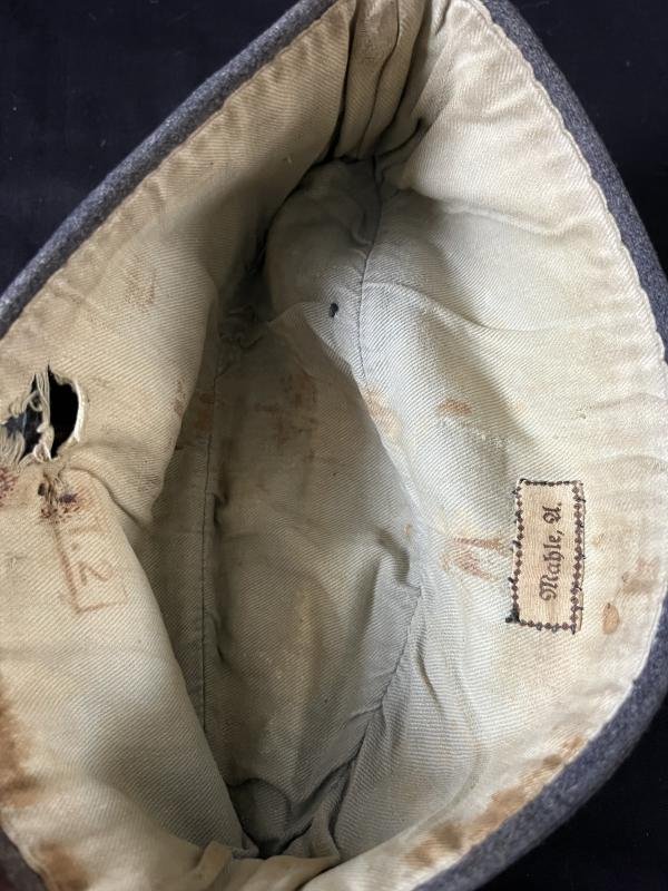 WW2 GERMAN LUFTWAFFE SIDE CAP (NAMED) — image 6