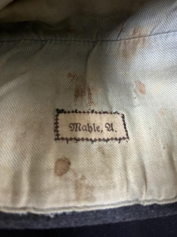 WW2 GERMAN LUFTWAFFE SIDE CAP (NAMED) — image 7