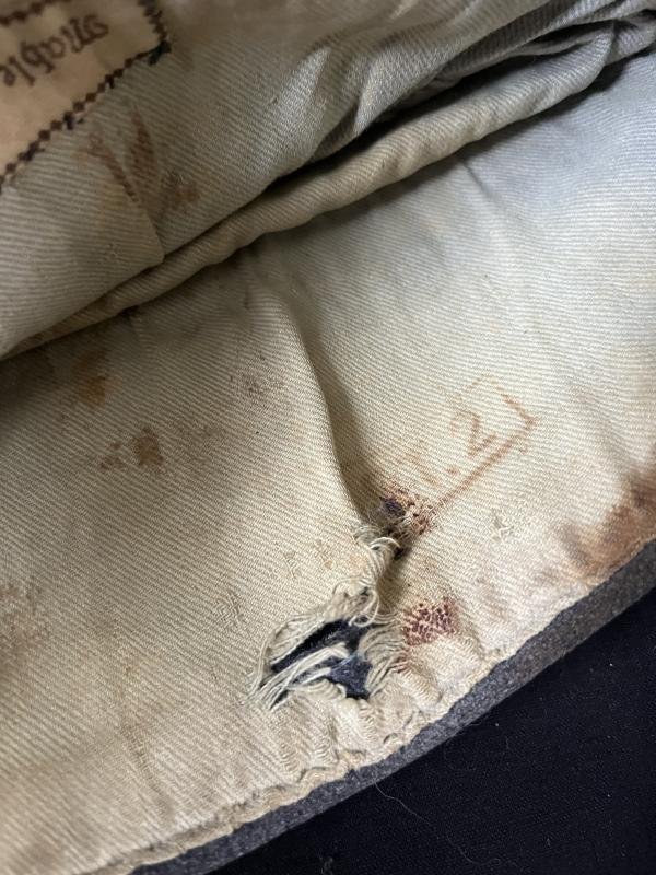 WW2 GERMAN LUFTWAFFE SIDE CAP (NAMED) — image 8