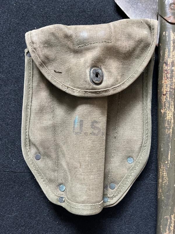 U.S. M1943 ENTRENCHING TOOL WITH A 1944 DATED POUCH — image 2