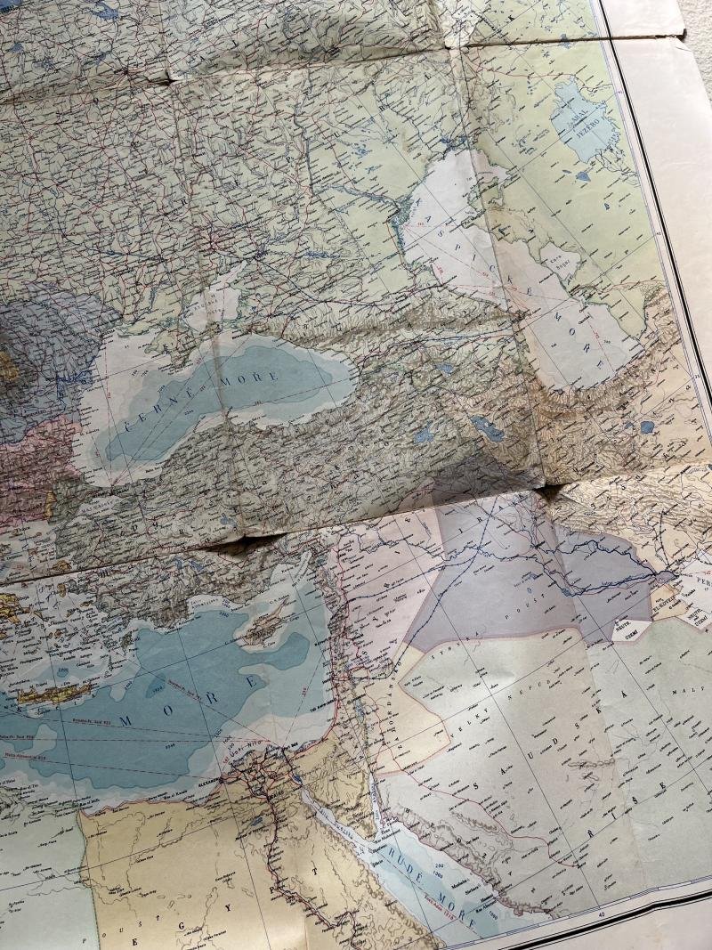 PRAHA 1944 DATED EVROPA 1:6,000.000 MAP — image 4