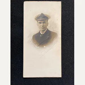 PICTURE OF A NAVAL OFFICER (SIGNED)