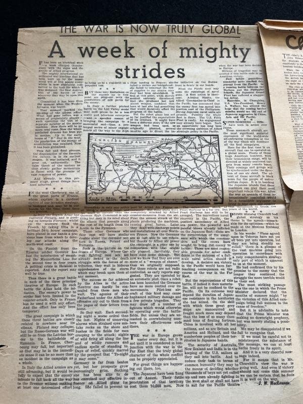 (was £6) 1944 DATED CRUSADER NEWSPAPER — image 5