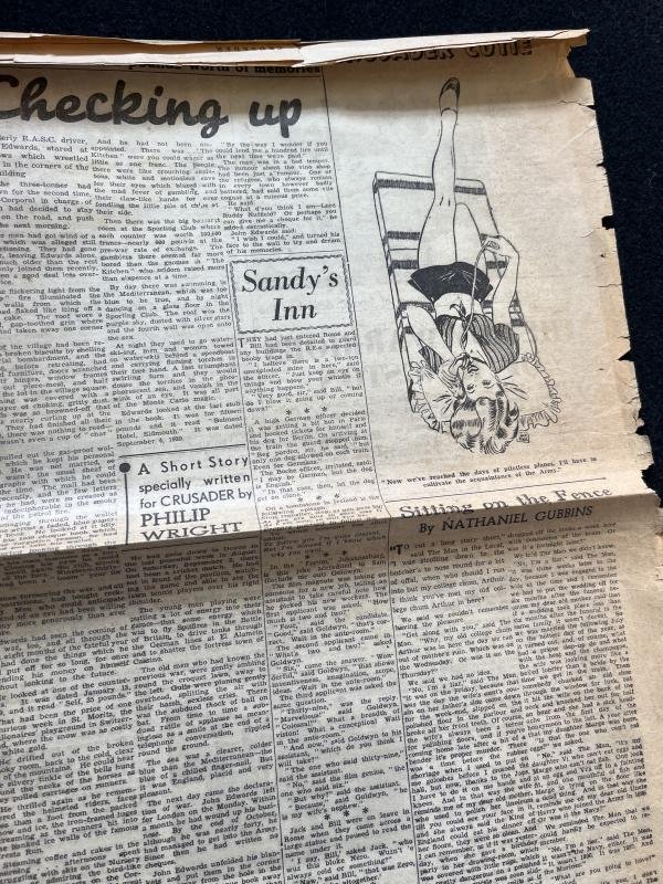 (was £6) 1944 DATED CRUSADER NEWSPAPER — image 6