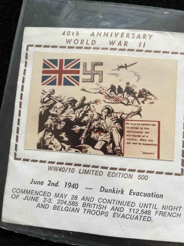 40TH ANNIVERSARY WORLD WAR II ENVELOPE — image 3