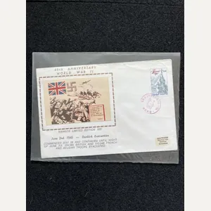 40TH ANNIVERSARY WORLD WAR II ENVELOPE