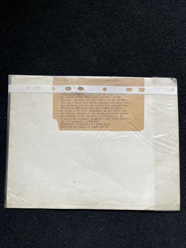 U.S. MARINES HURDLE STONE WALL IN OKINAWA ADVANCE — image 2