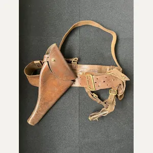BRITISH SAM BROWNE BELT, HOLSTER AND FROG