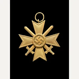 WW2 GERMAN WAR MERIT CROSS WITH SWORDS 2ND CLASS MEDAL