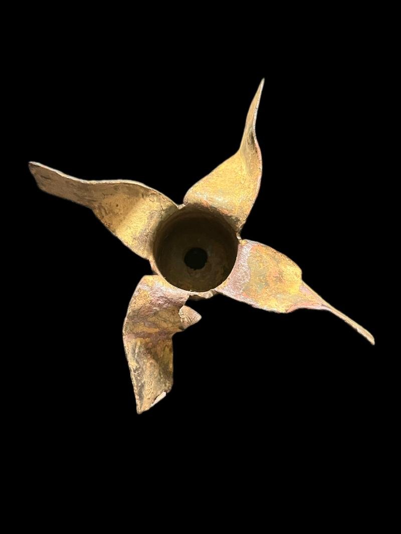 WW2 RUSSIAN TRENCH ART CANDLE HOLDER — image 2