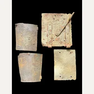 RELIC PIECES OF A WW2 GERMAN FIELD STOVE