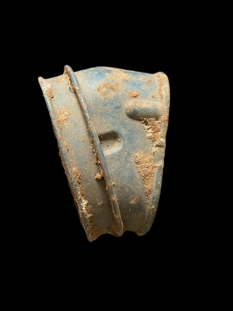 WW2 GERMAN GAS MASK NOSE (BLUE) — image 4