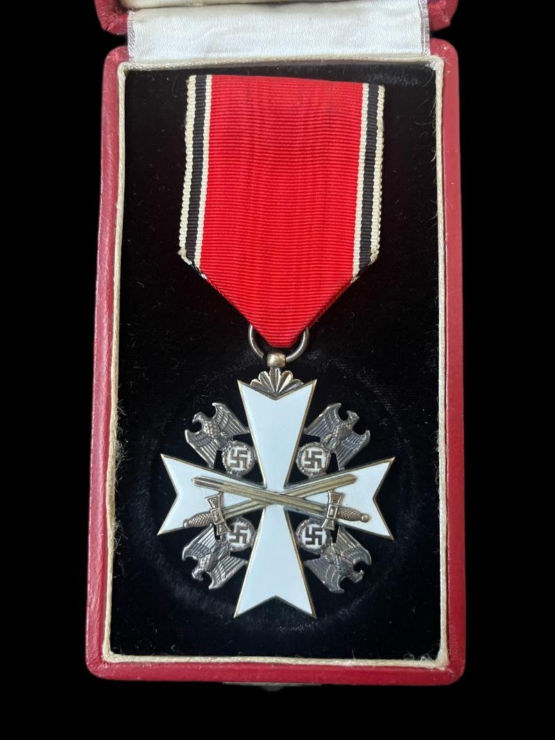 WW2 GERMAN ORDER OF THE GERMAN EAGLE, THIRD CLASS WITH SWORDS BY GODOT — image 2