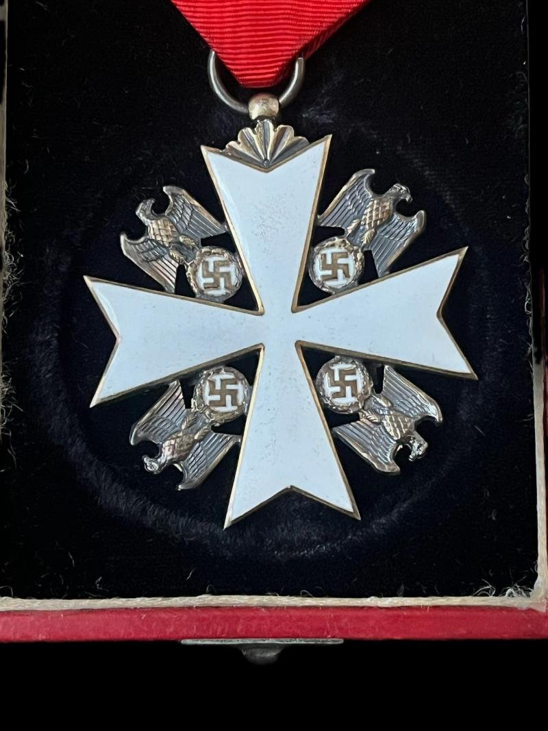 WW2 GERMAN ORDER OF THE GERMAN EAGLE, THIRD CLASS WITH SWORDS BY GODOT — image 8
