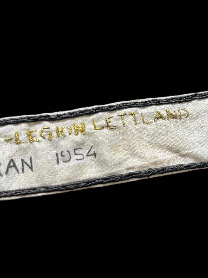LUFTWAFFEN-LEGKIN LETTLAND 1944 VETERAN 1954 CUFF TITLE — image 3