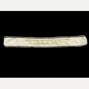 LUFTWAFFEN-LEGKIN LETTLAND 1944 VETERAN 1954 CUFF TITLE
