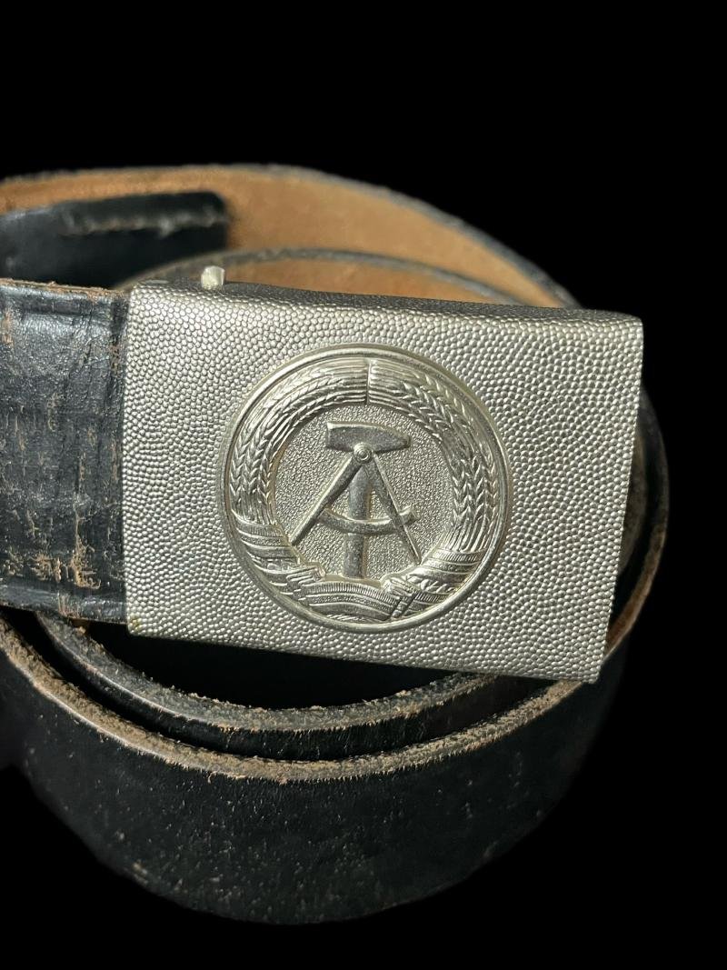 EAST GERMAN BELT AND BUCKLE — image 2