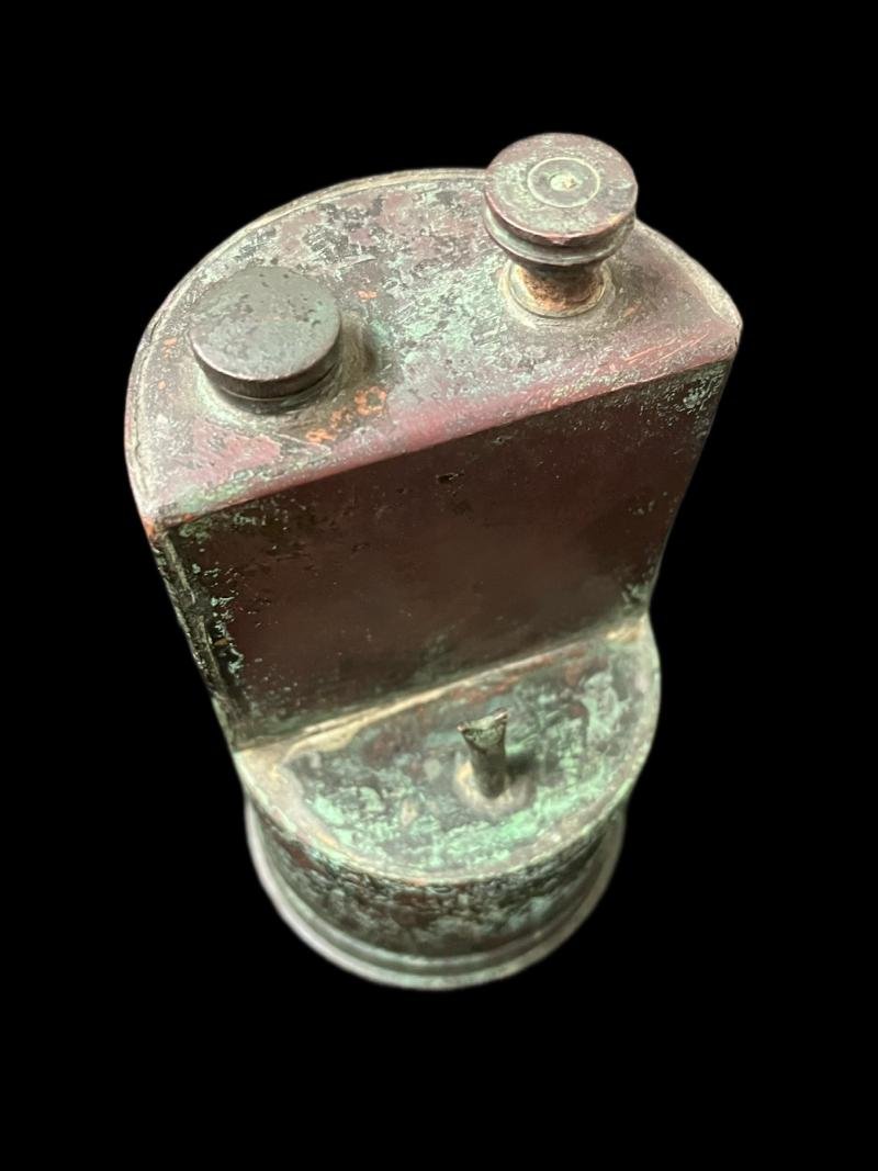 WW1 OIL LAMP TRENCH ART — image 2