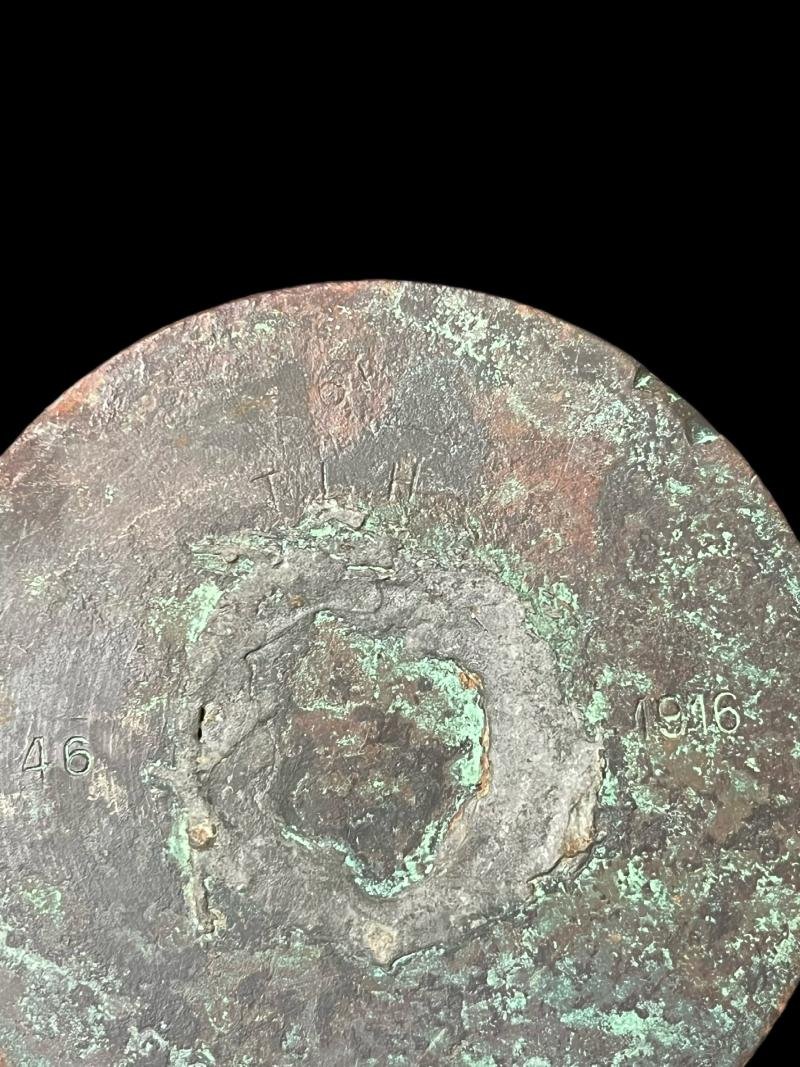 WW1 OIL LAMP TRENCH ART — image 4