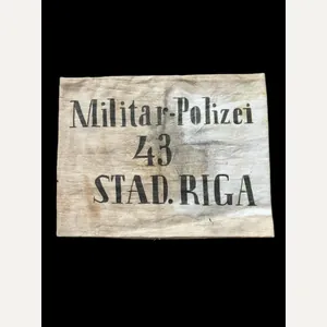 REPRODUCTION MILITAR-POLIZEI 43 STAD.RIGA ARMBAND