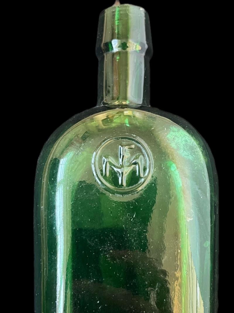 GREEN GLASS BOTTLE — image 2