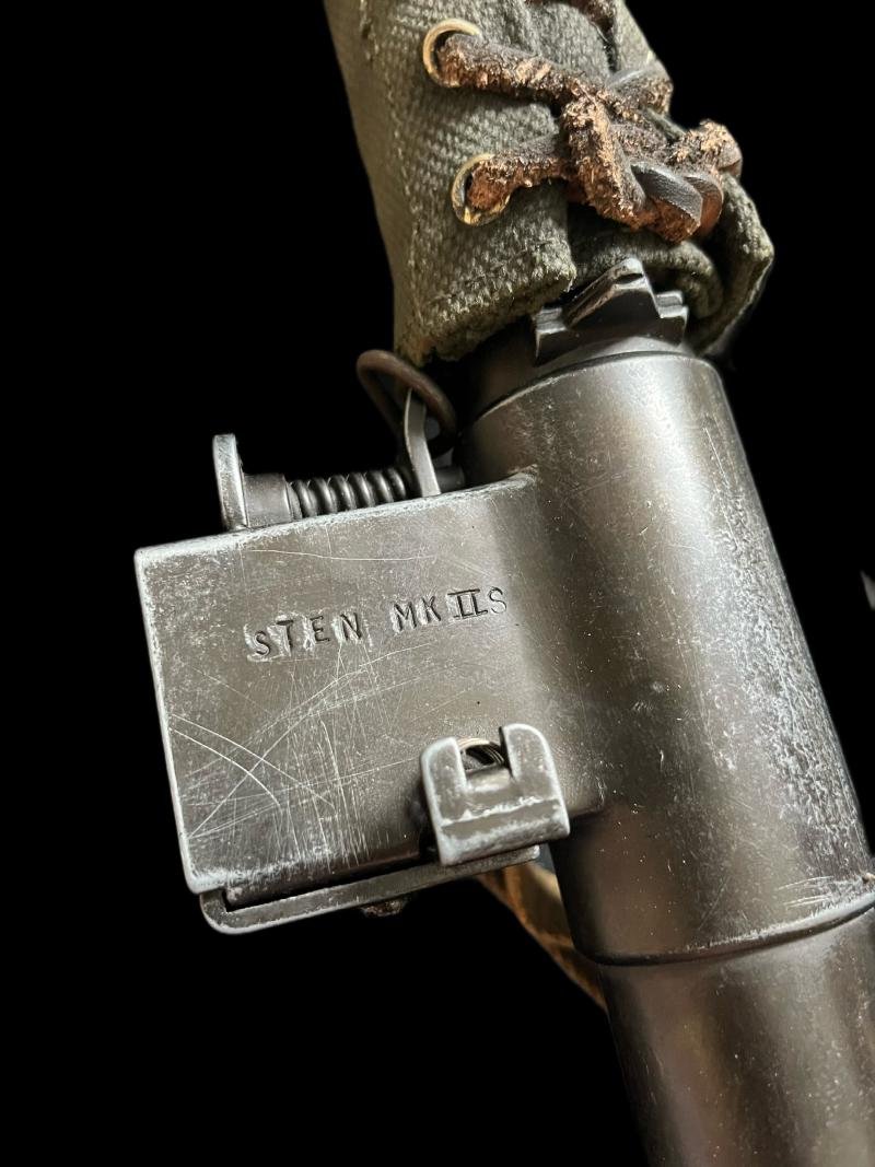 DENIX WW2 STEN MK.II SILENCER SMG & SPARE STOCK — image 5