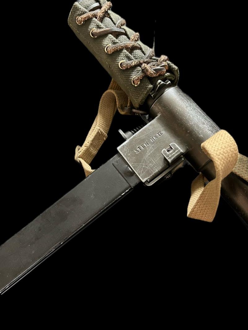 DENIX WW2 STEN MK.II SILENCER SMG & SPARE STOCK — image 7
