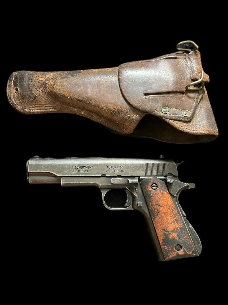 DENIX REPLICA U.S. COLT 1911 PISTOL IN HOLSTER — image 3