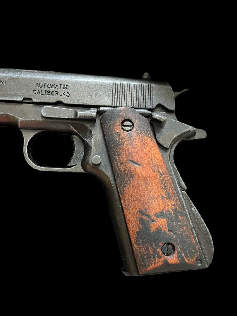 DENIX REPLICA U.S. COLT 1911 PISTOL IN HOLSTER — image 4