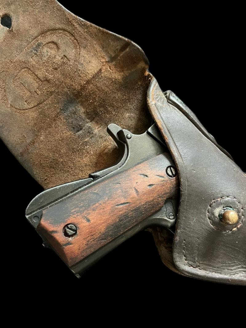 DENIX REPLICA U.S. COLT 1911 PISTOL IN HOLSTER — image 7