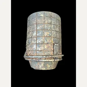WW2 GERMAN M24/M43 STICK GRENADE HEAD WITH FRAGMENTATION SLEEVE (INERT)