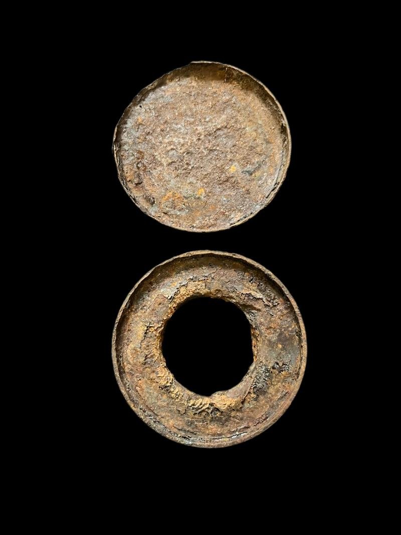 PAIR OF WW2 GERMAN M24/ M43 STICK GRENADE PARTS — image 2