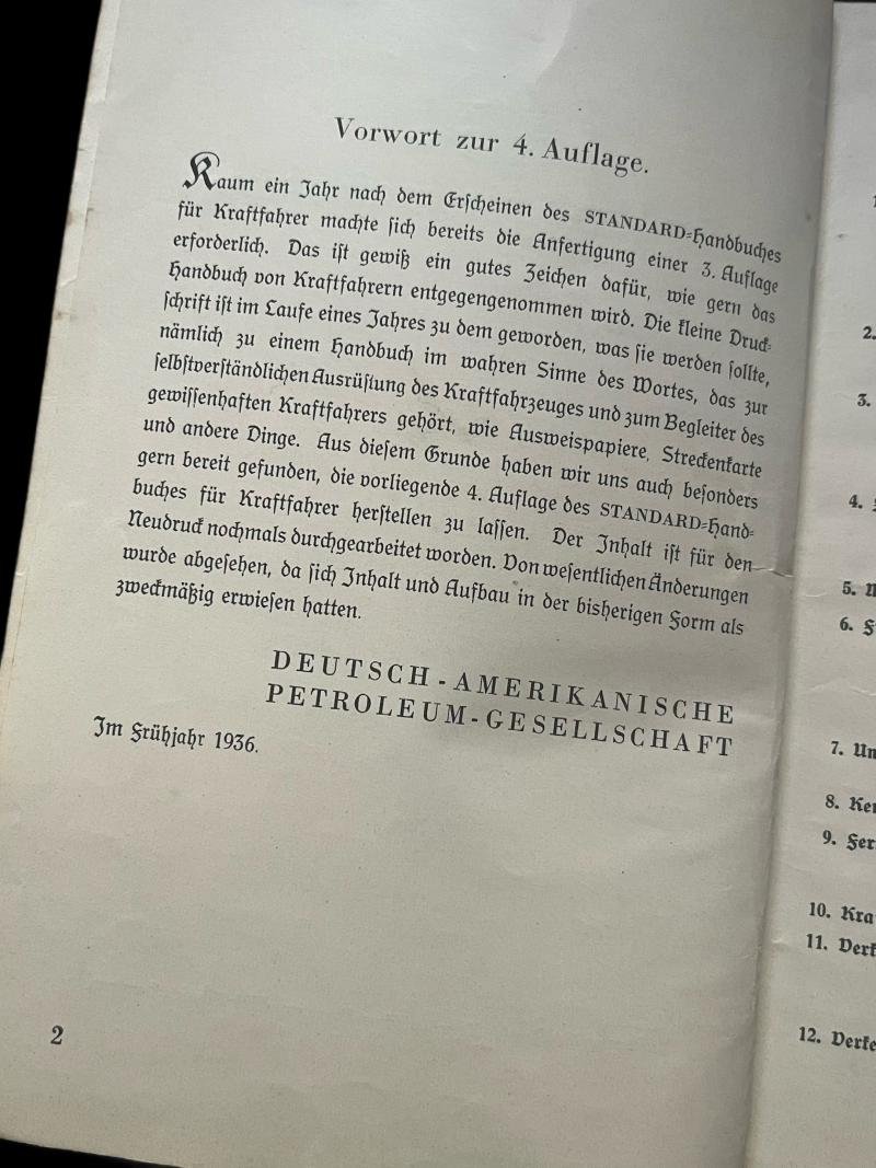 (was £10) GERMAN 1936 DATED STANDARD DRIVER'S HANDBOOK — image 3