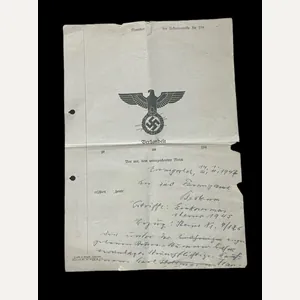 WW2 GERMAN DOCUMENT