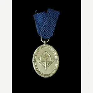 WW2 GERMAN RAD 12 YEAR SERVICE MEDAL IN SILVER